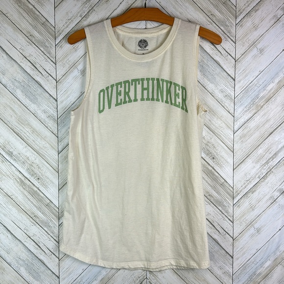 Women's Overthinker Graphic Tank Top - Picture 2 of 9